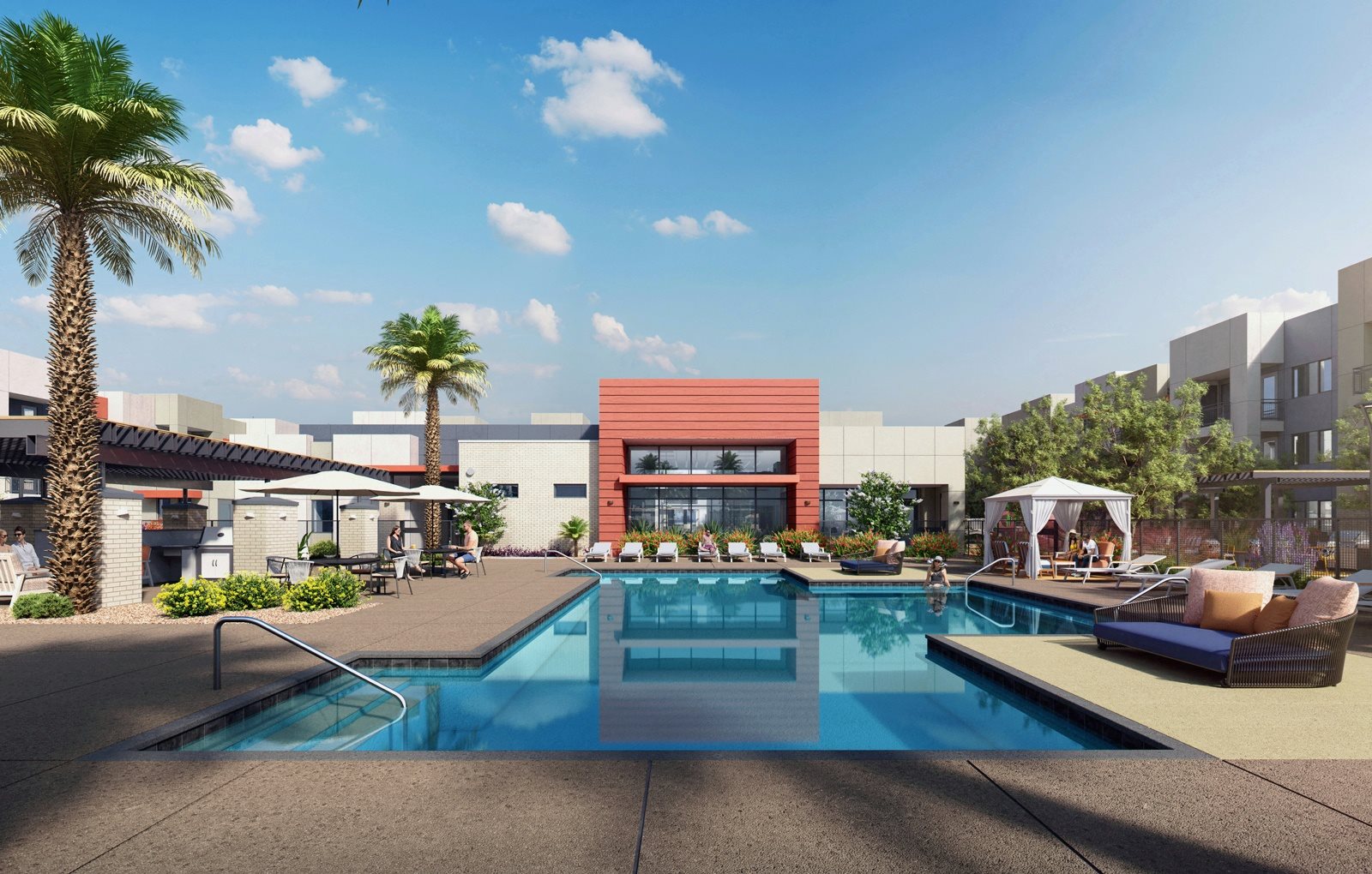 Vista Ridge_Daytime Exterior Pool & Lounge Area